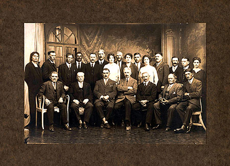 Un conseil d'administration dans les années 1920 / 1930